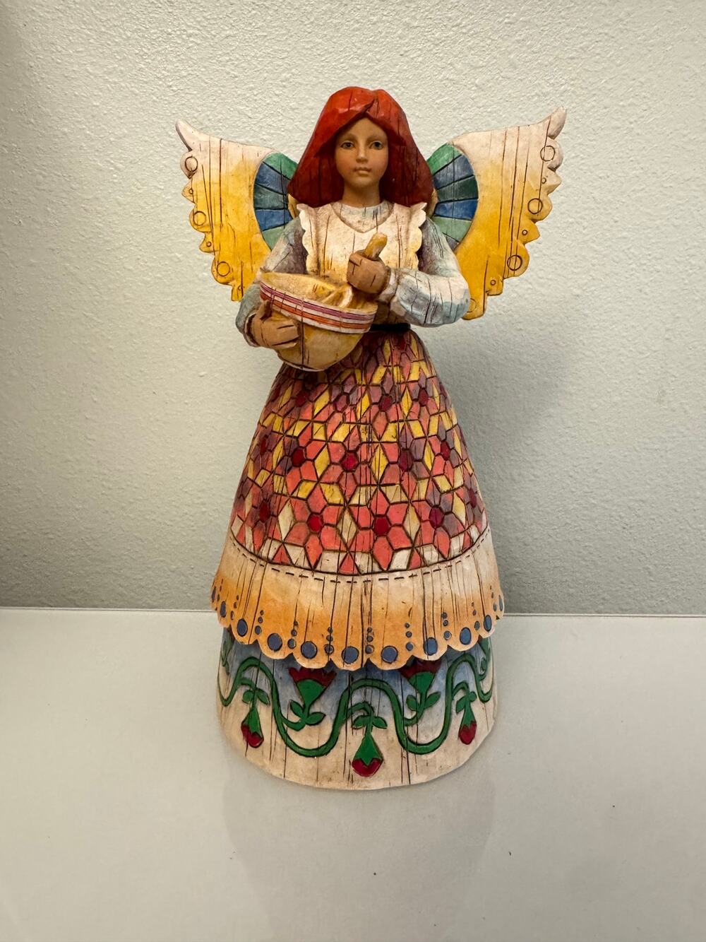 Jim Shore vintage 2002 Angel of contentment angel kitchen figure